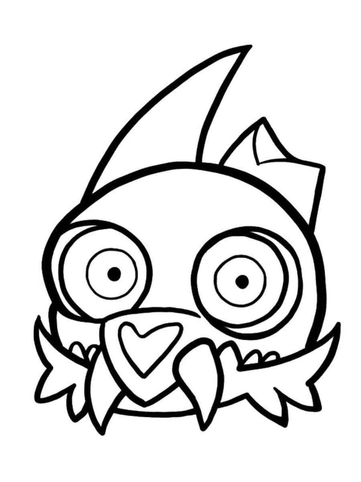 Color explosion amity owl house coloring page