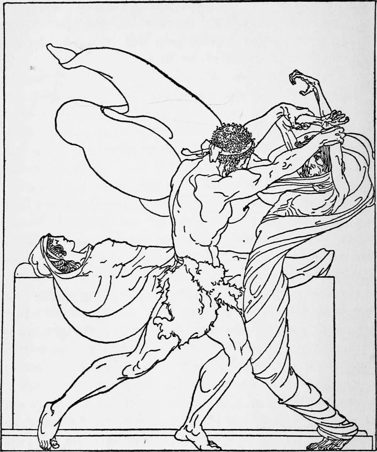 Amazing 12 Labors of Hercules Coloring Page