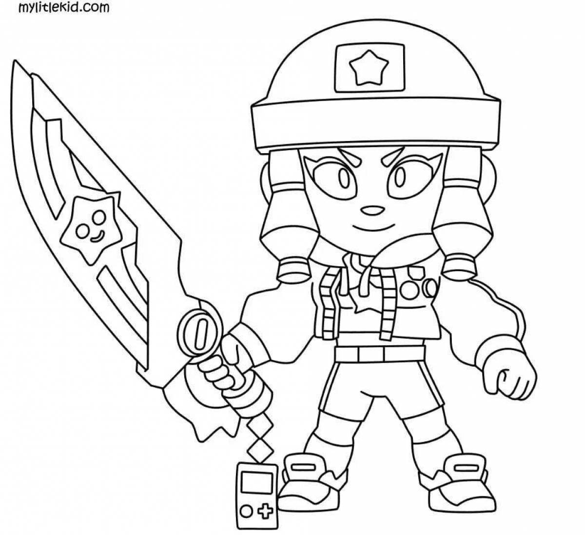 Coloring brawl stars skins