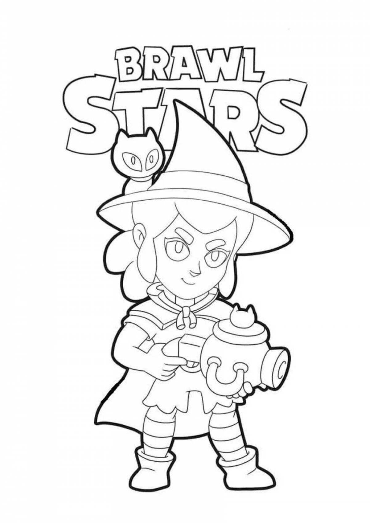 Radiant coloring page brawl stars скины