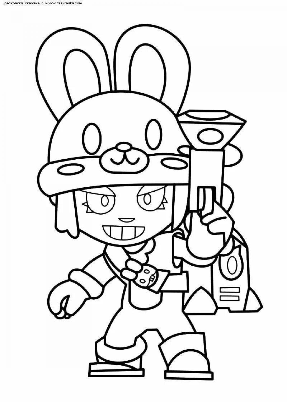 Charming coloring skins brawl stars