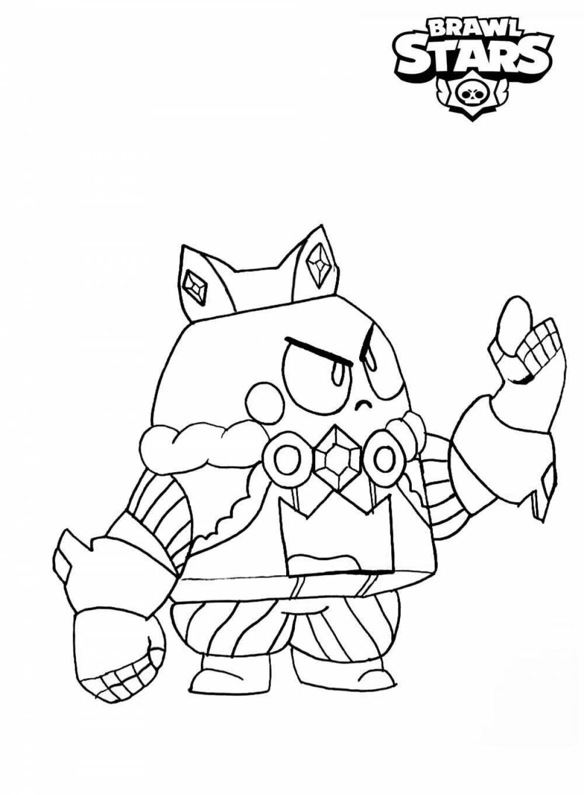 Tempting coloring pages for brawl stars skins