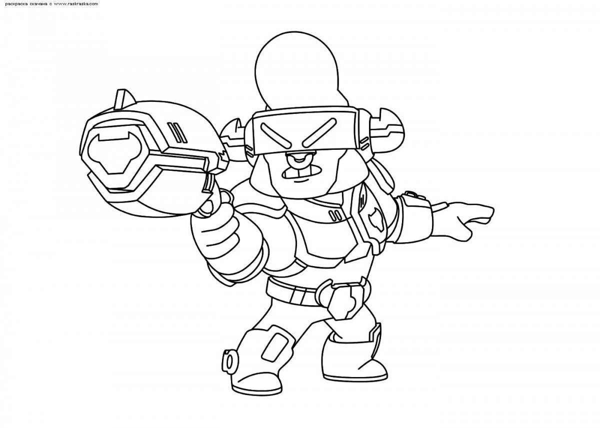 Intriguing brawl stars skin coloring pages