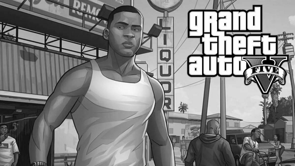Franklin's grandiose coloring from gta 5