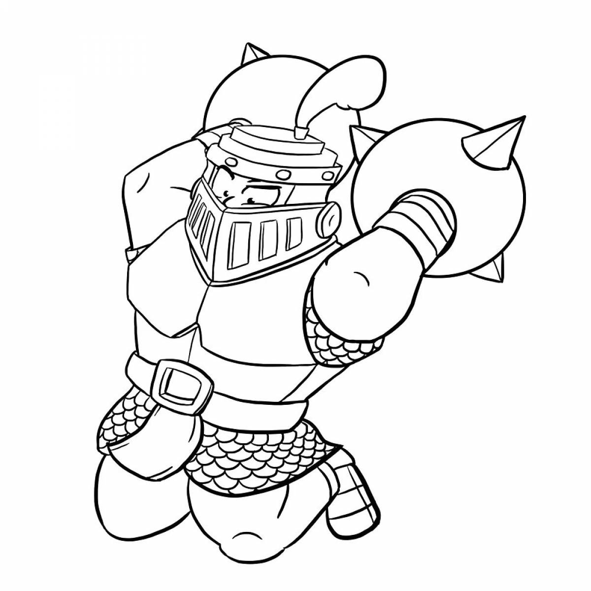Clash royale arena coloring page update