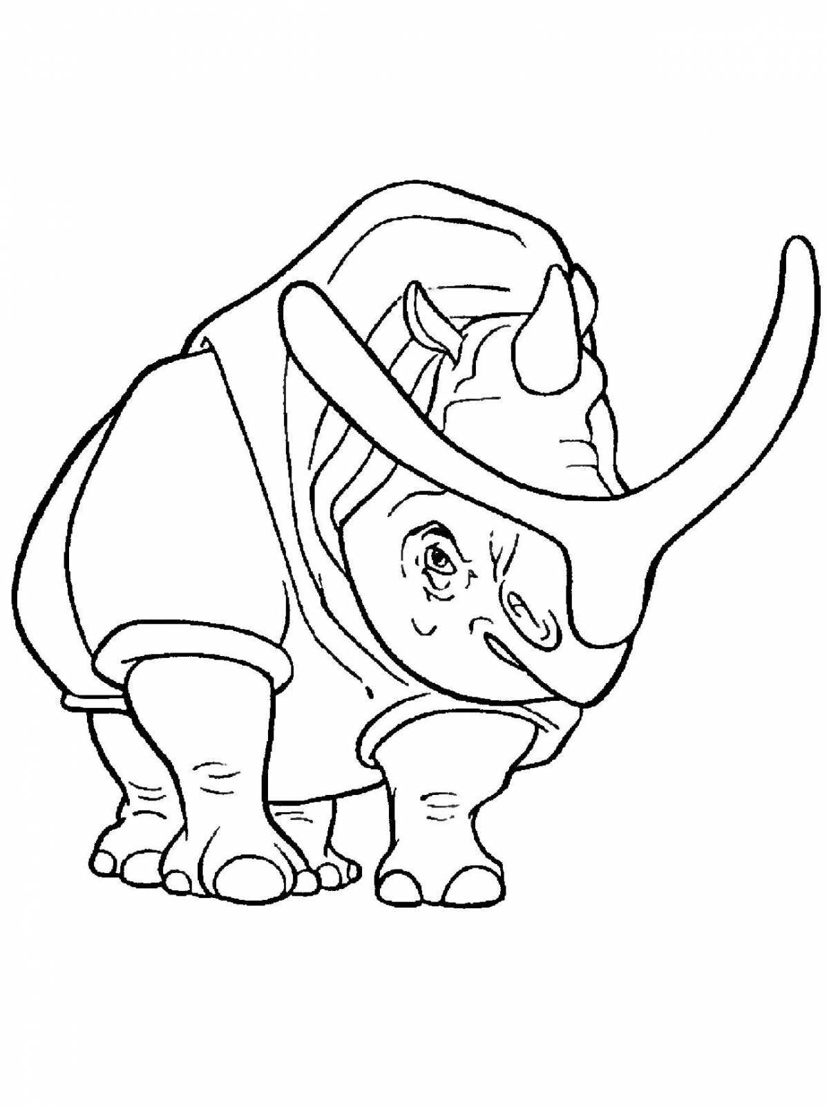 Diego ice age amazing coloring page