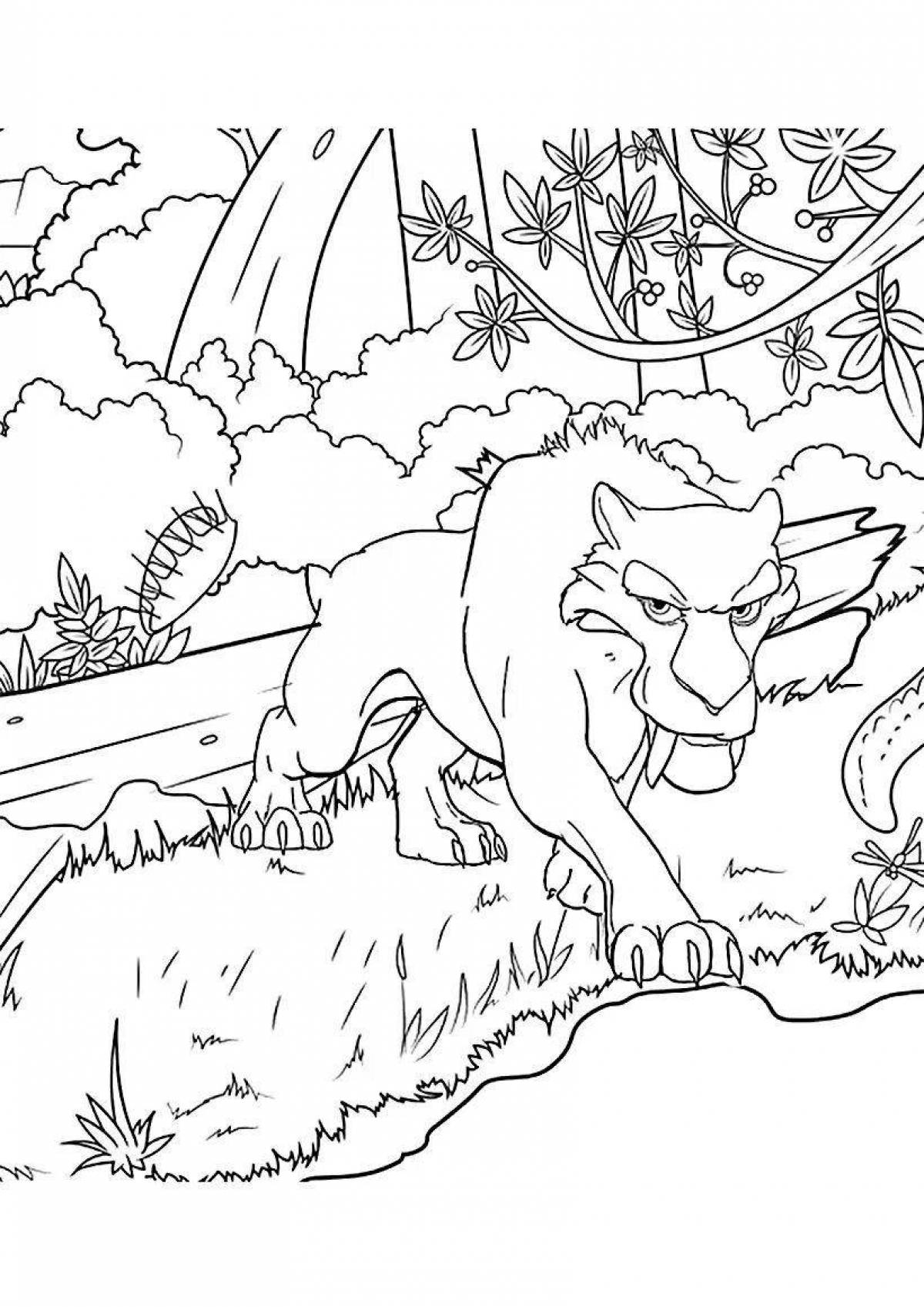 Photo Colouring cute diego 