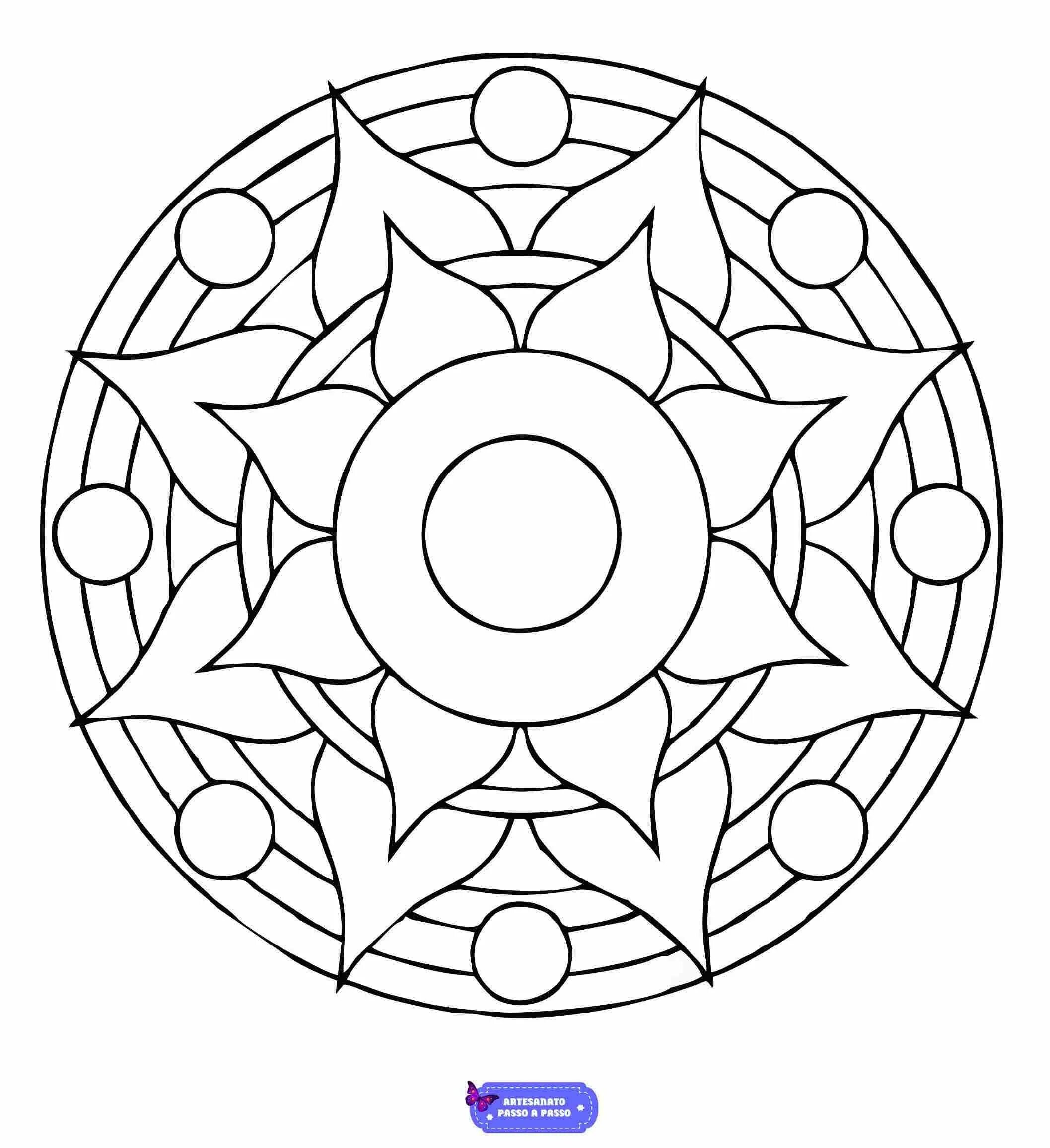 Living Circle Coloring Page