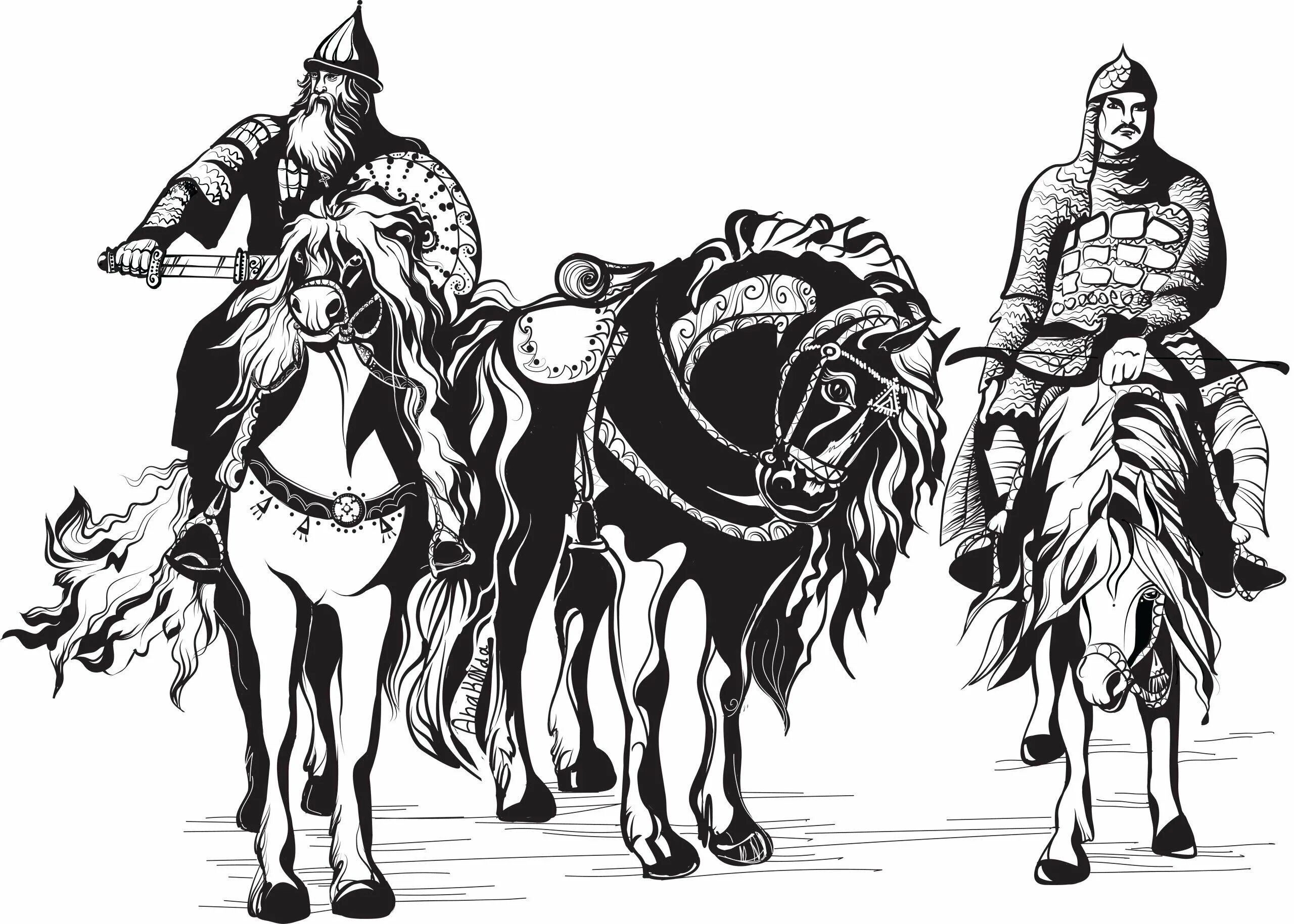 Three Vasnets heroes #13