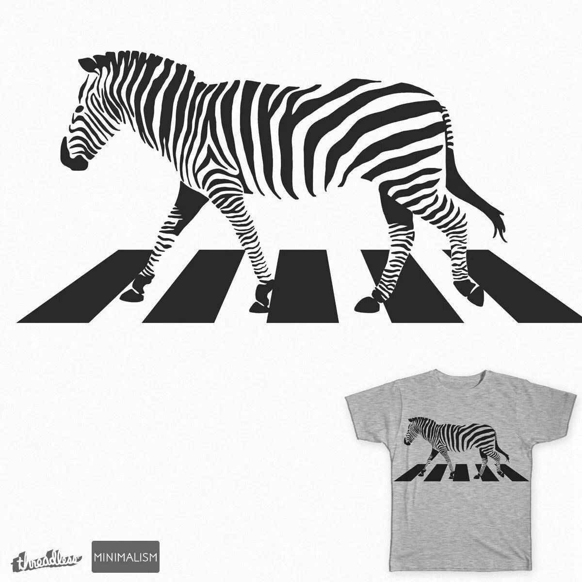 Amazing Zebra Crossing coloring page