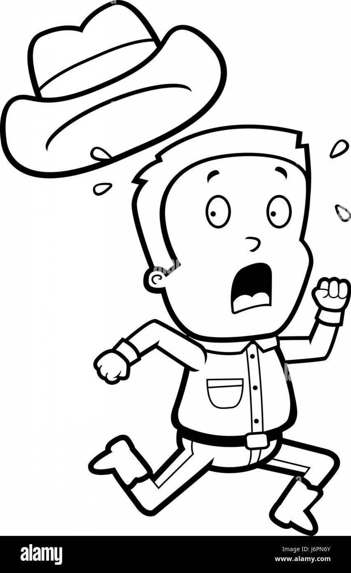 Coloring book will power of genius Mikhalkov