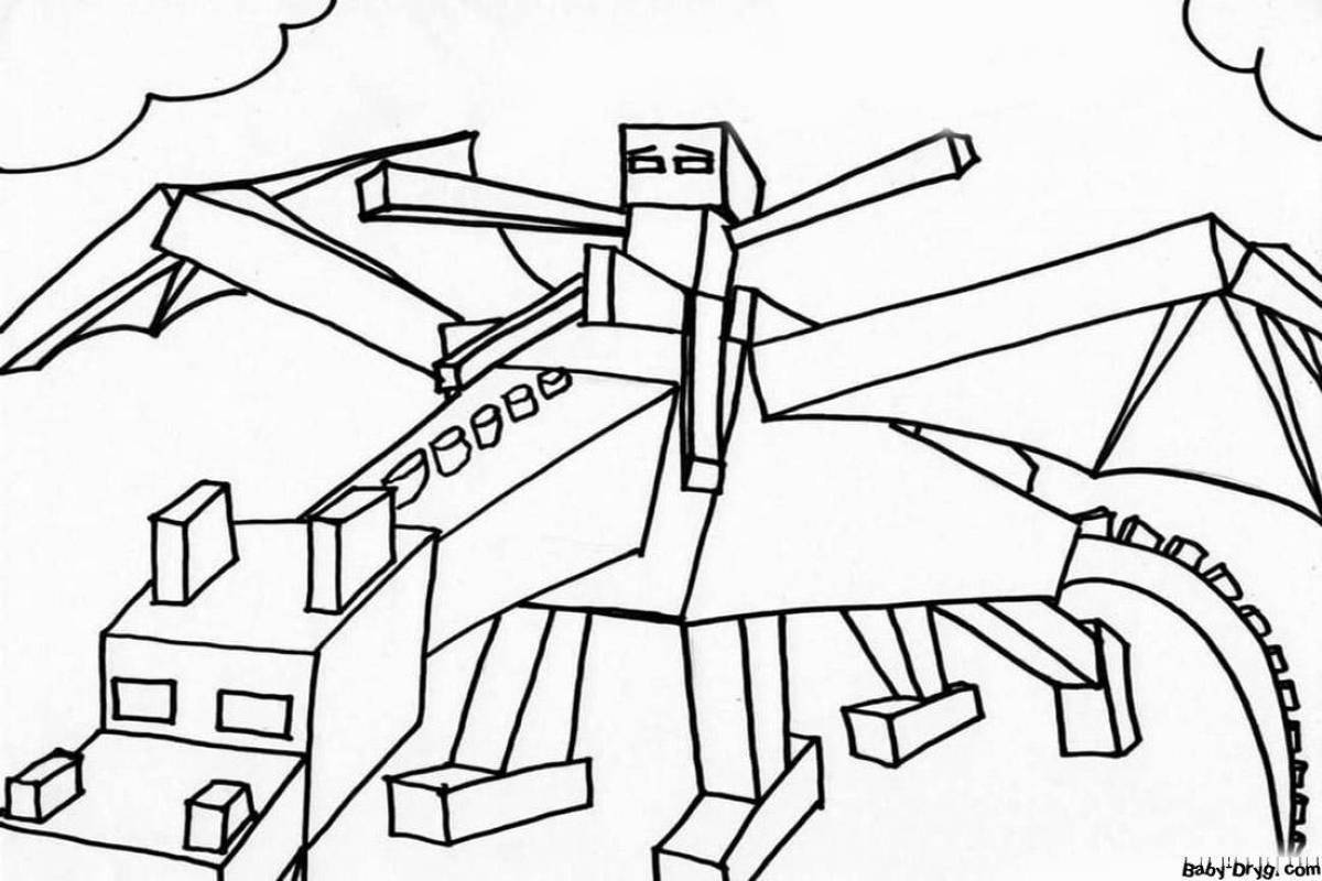 Картинки раскраски для мальчиков 5 7 лет майнкрафт