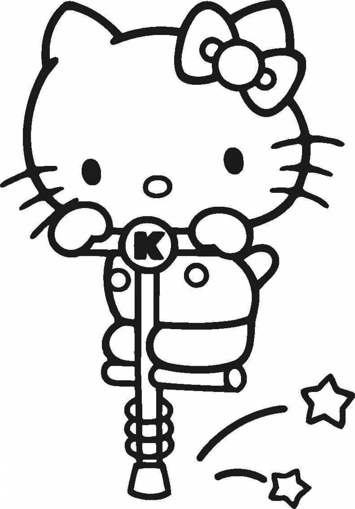 Hello kitty magic little coloring book