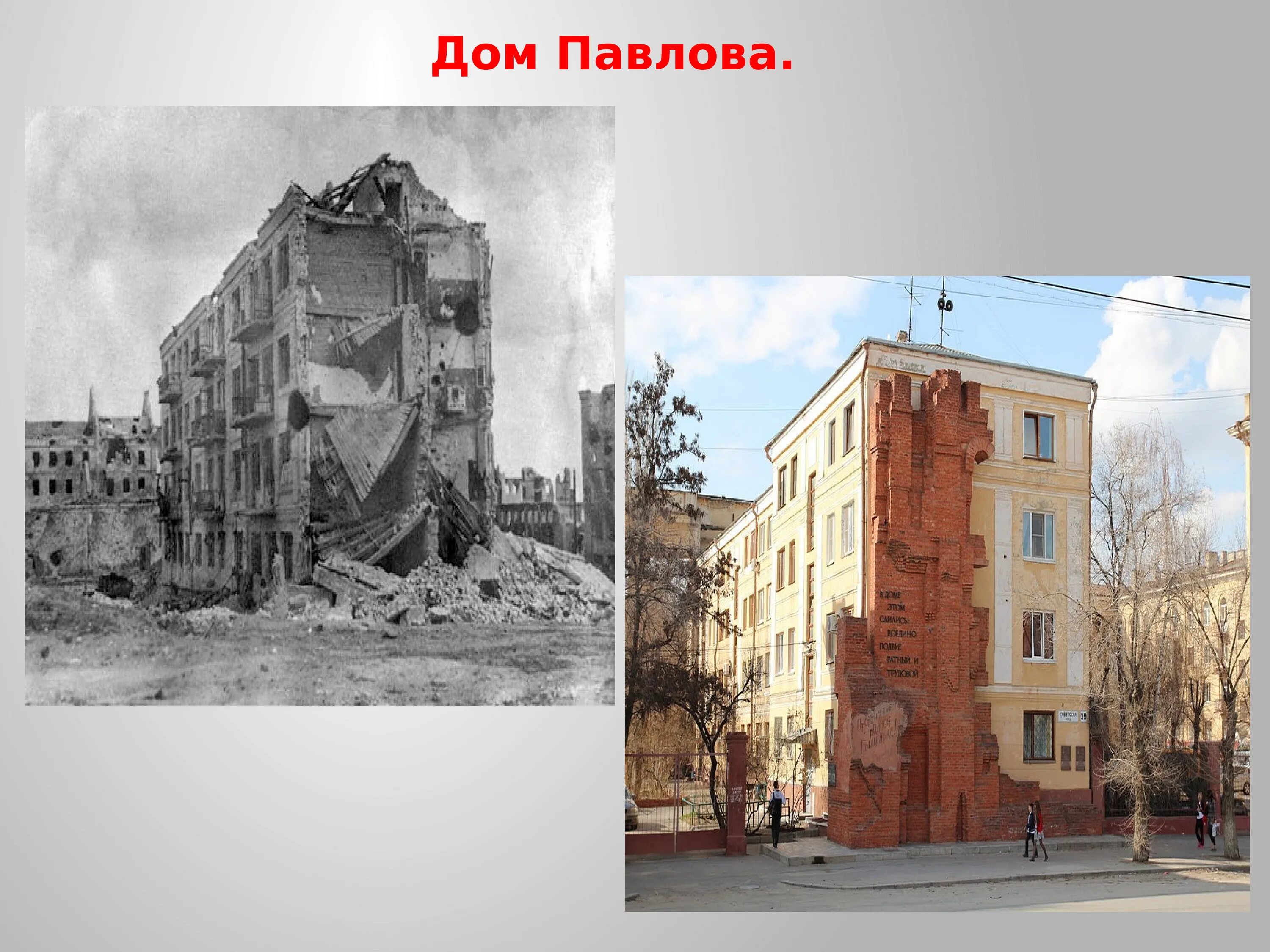 Незабываемый сталинград дом павлова