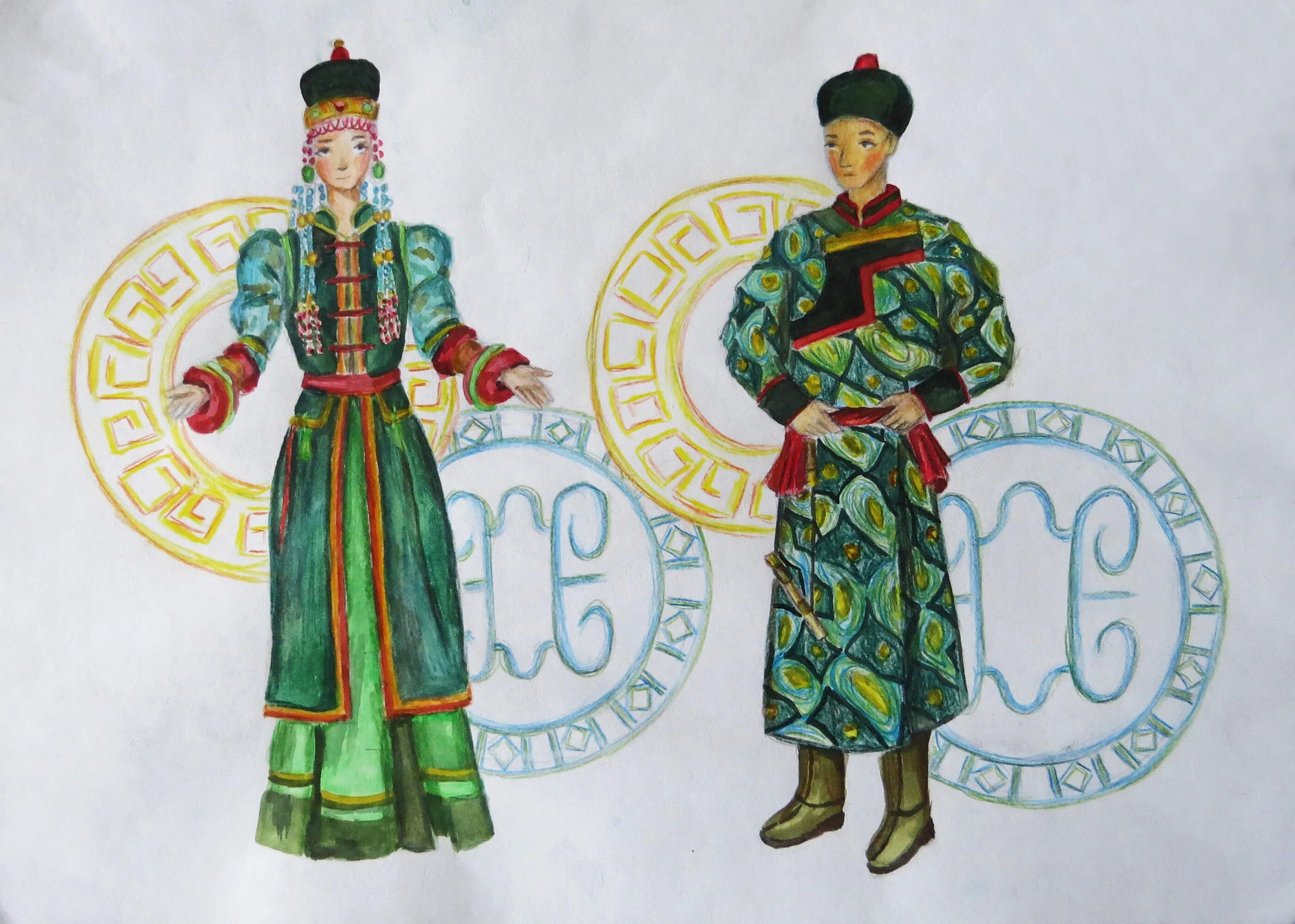 National Buryat costume #4