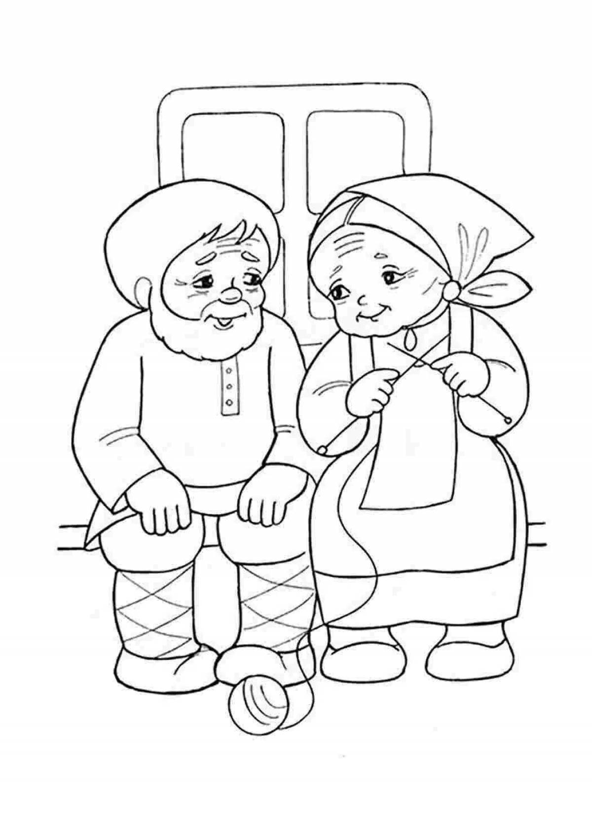 Violent fairy tale characters kolobok