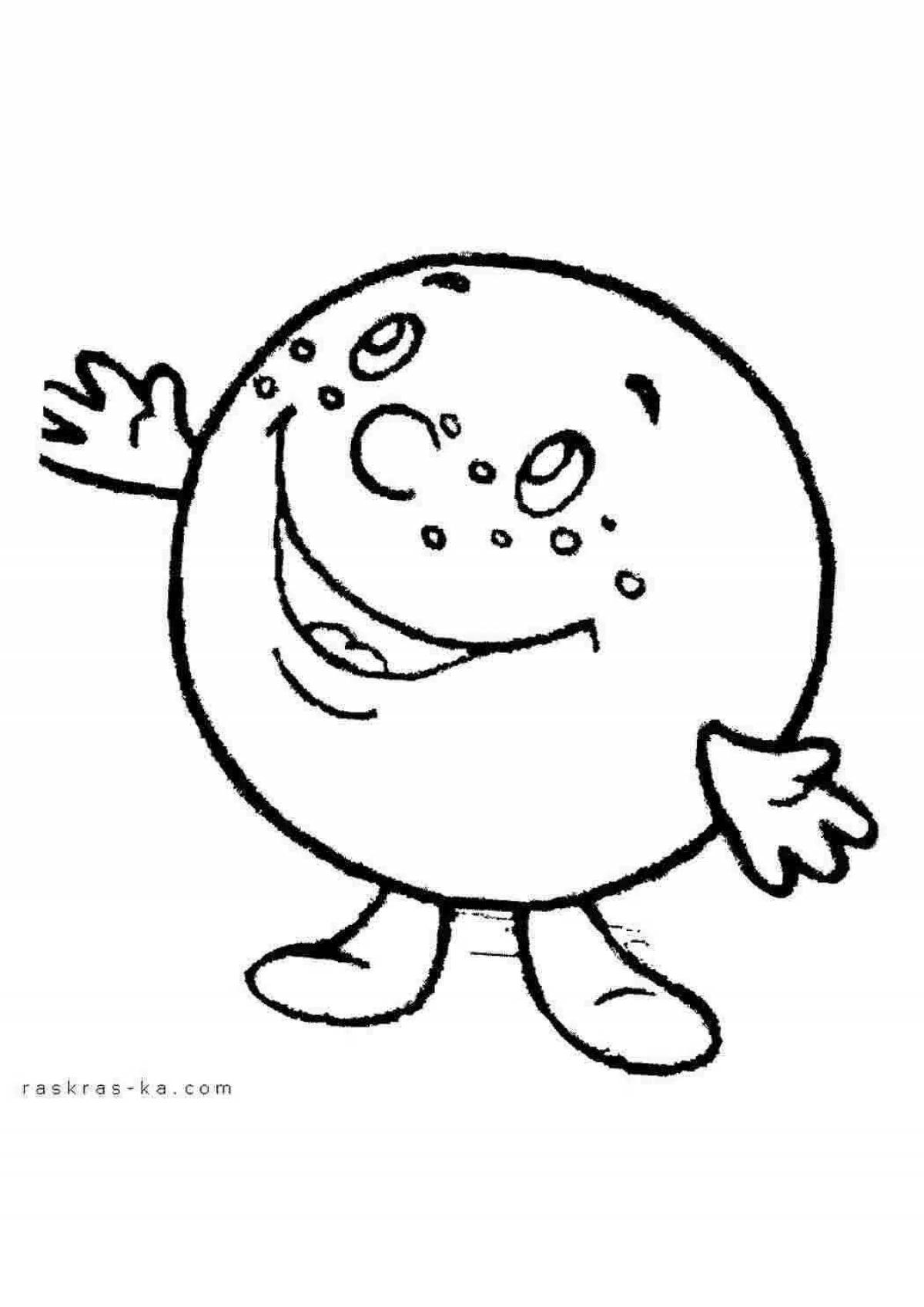 Glorious fairy tale characters kolobok