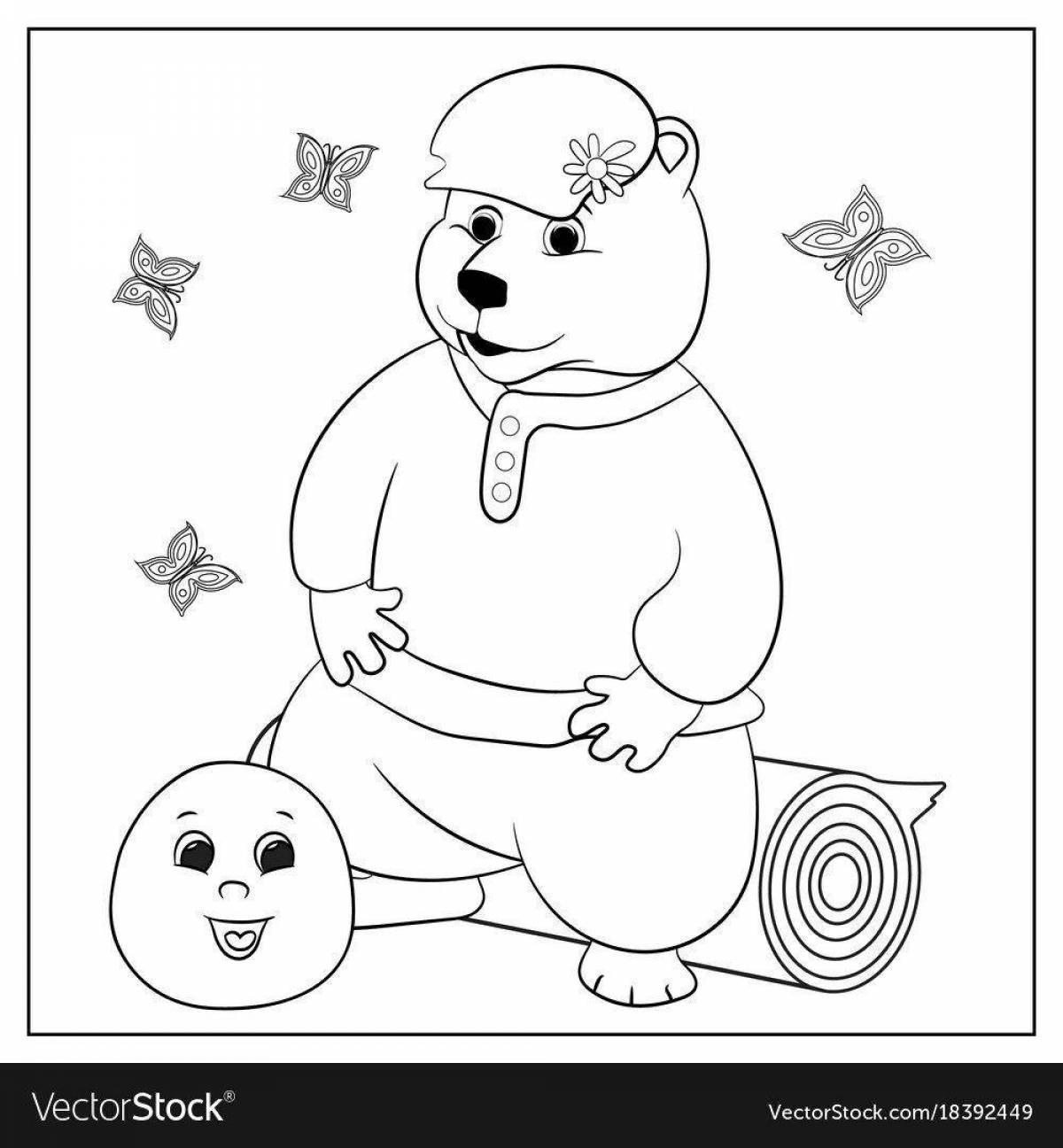 Incredible fairy tale characters kolobok