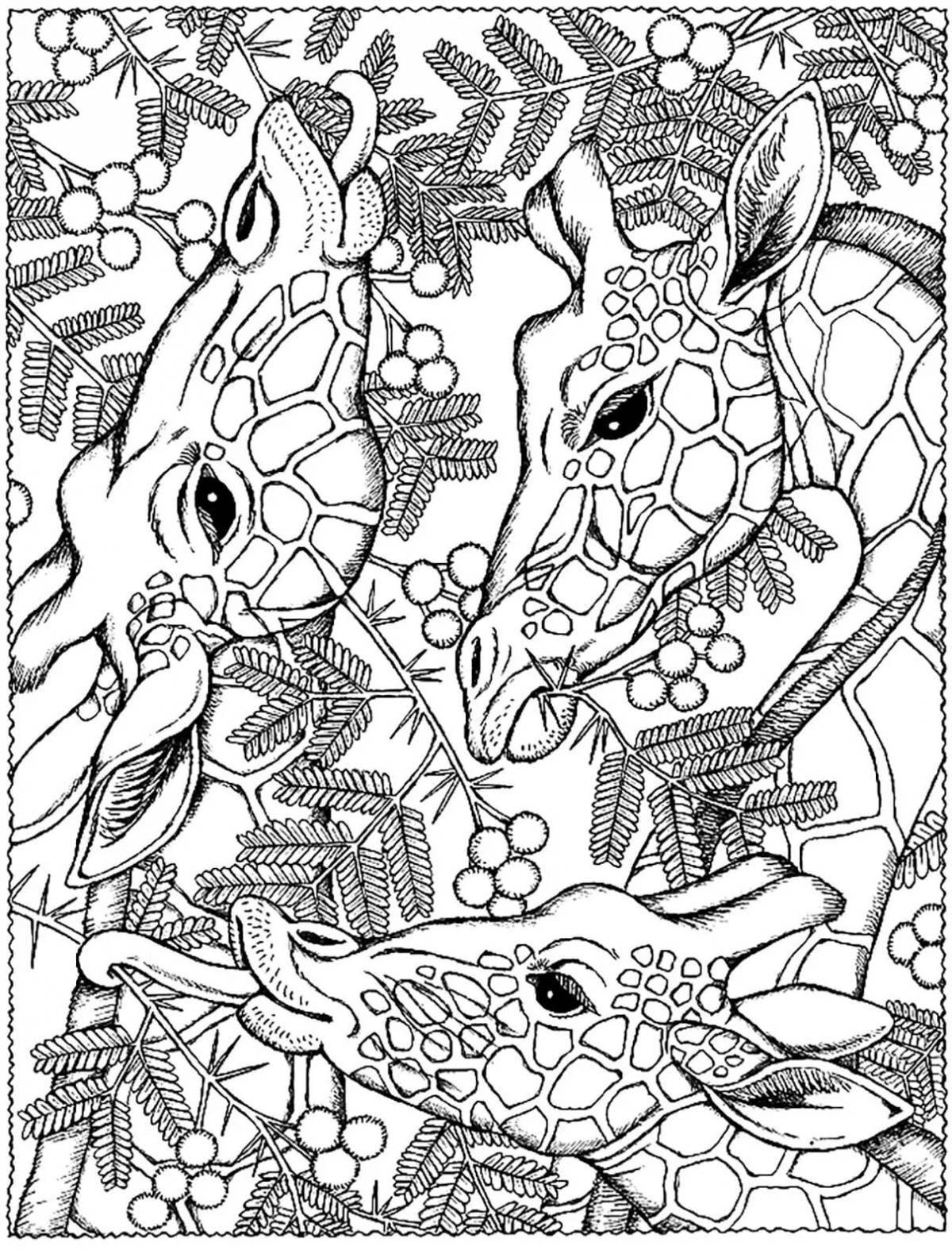 Monumental complex antistress coloring book