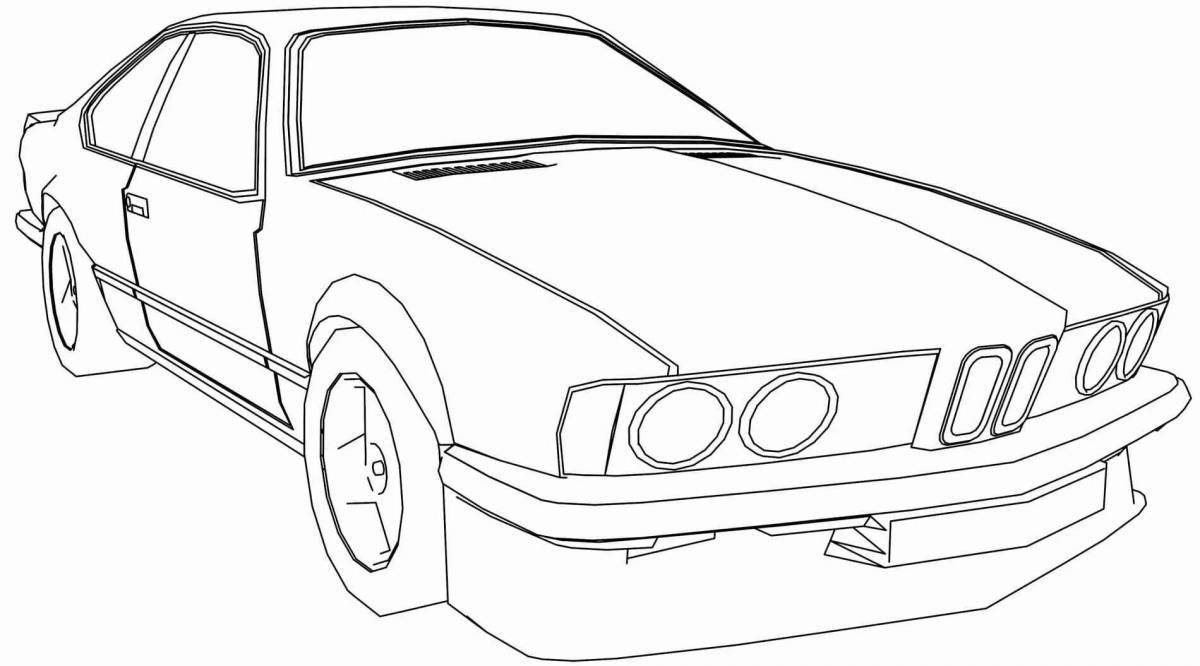 Coloring elegant bmw 8