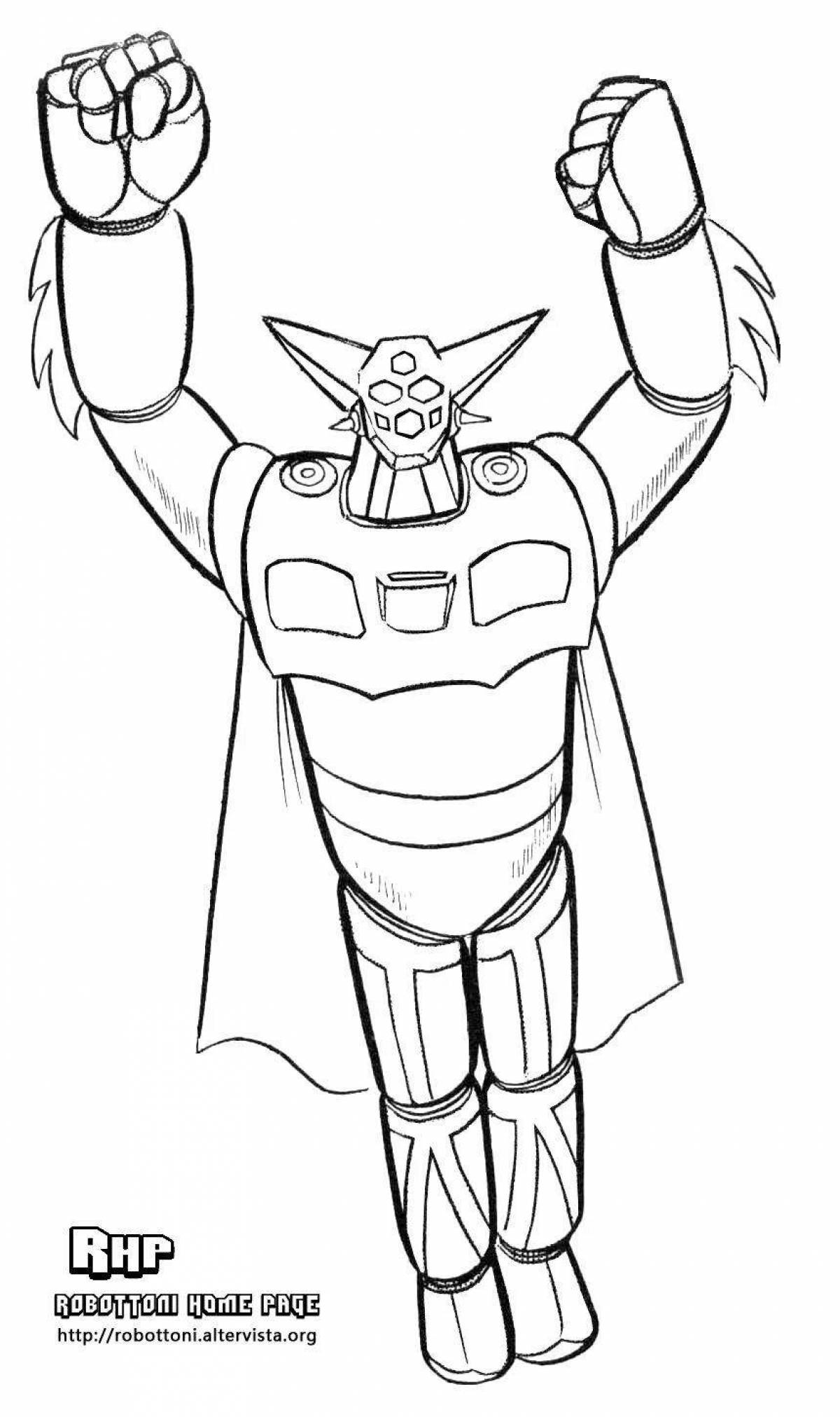 Dazzling Living Steel Maidas coloring page
