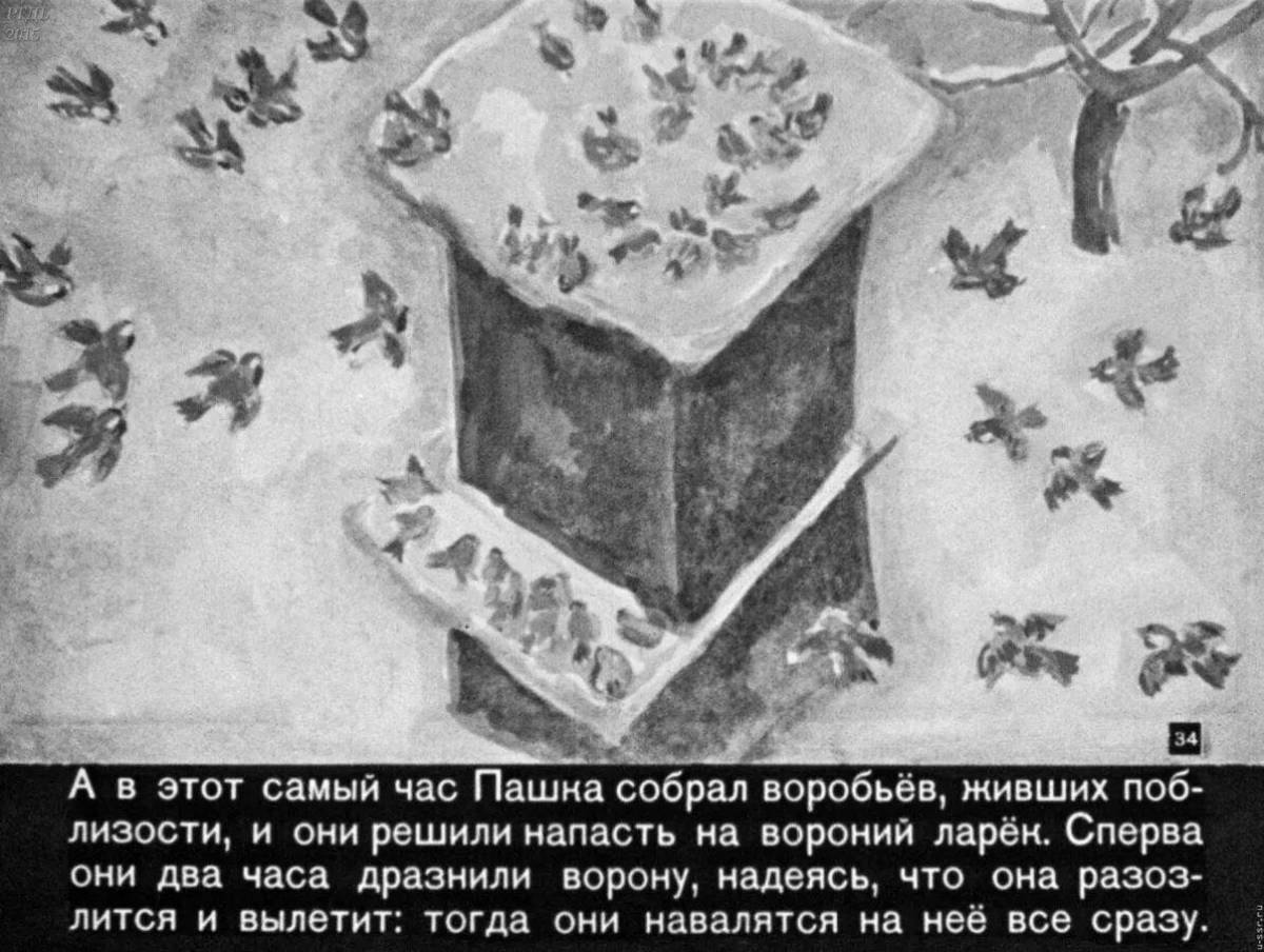 Disheveled sparrow coloring page