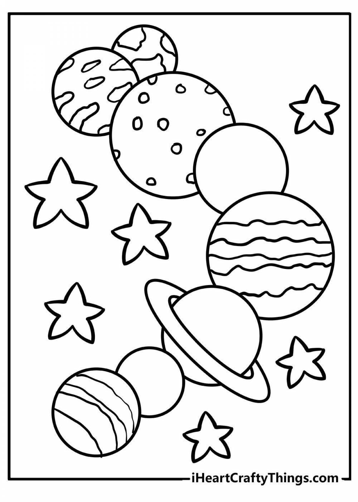 Magic planet coloring by numbers