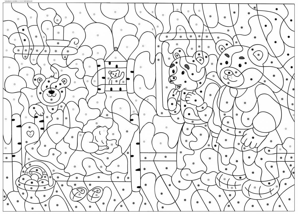 Load by Number Charming Coloring Page