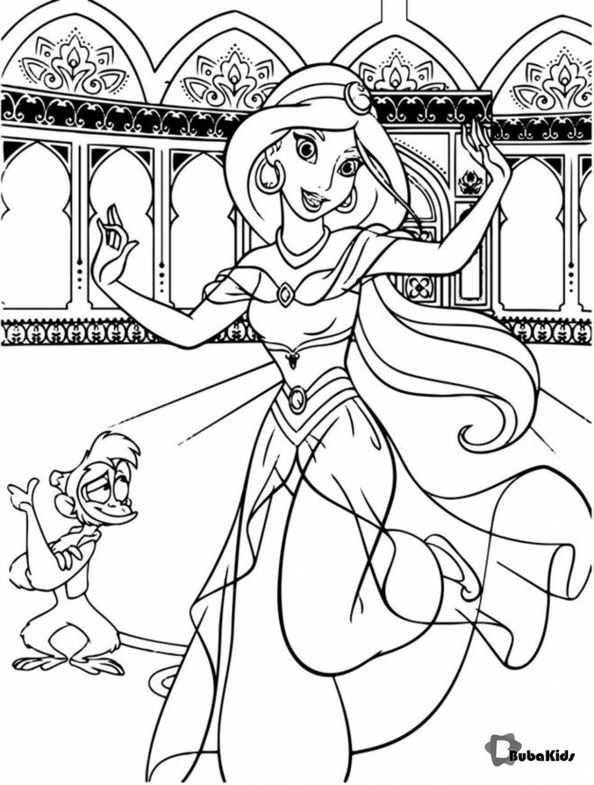 Majestic princess coloring pages