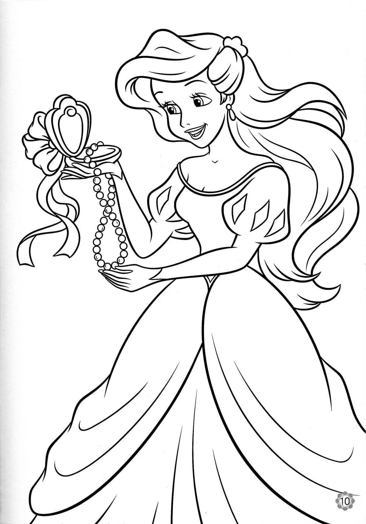 Beautiful princesses coloring pages