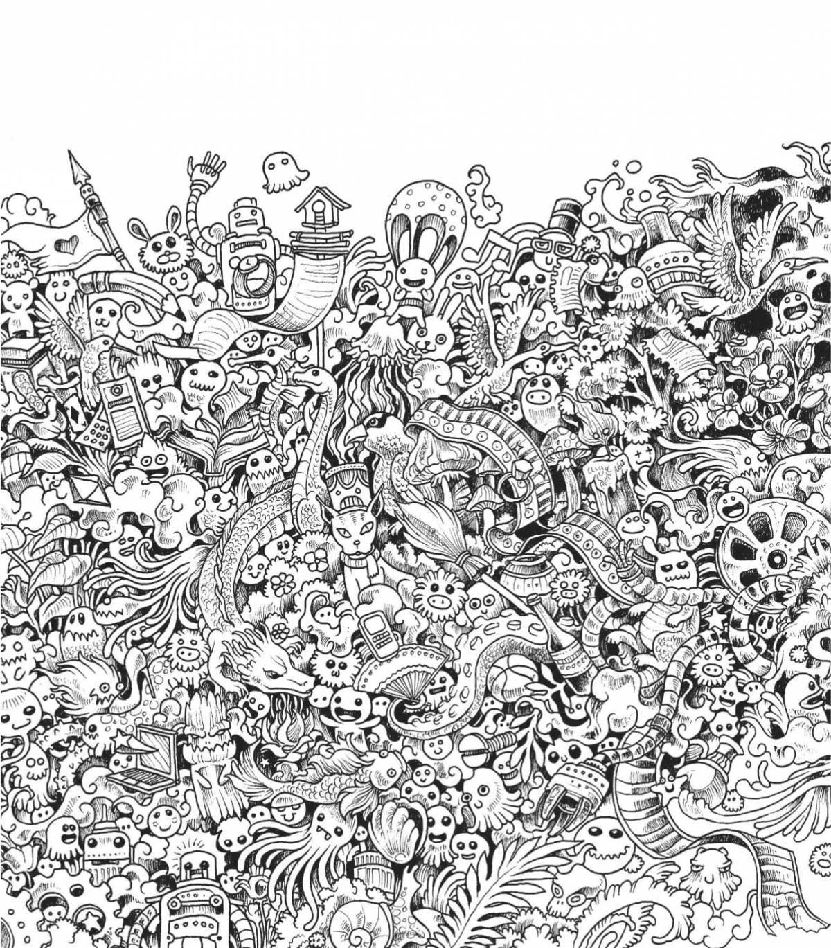The world's coolest coloring book