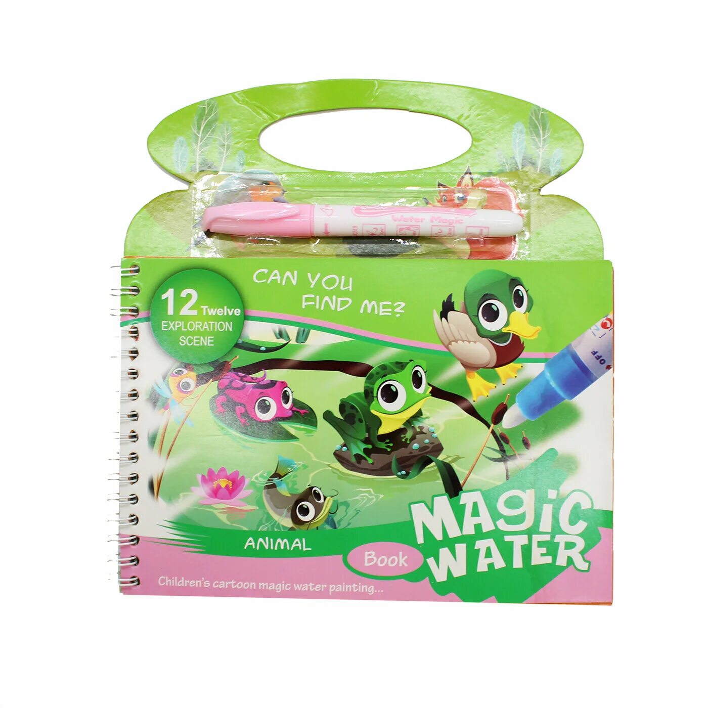 Coloring page jubilant water marker