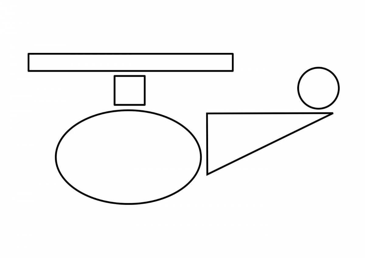 Joyful goal in preparatory coloring group