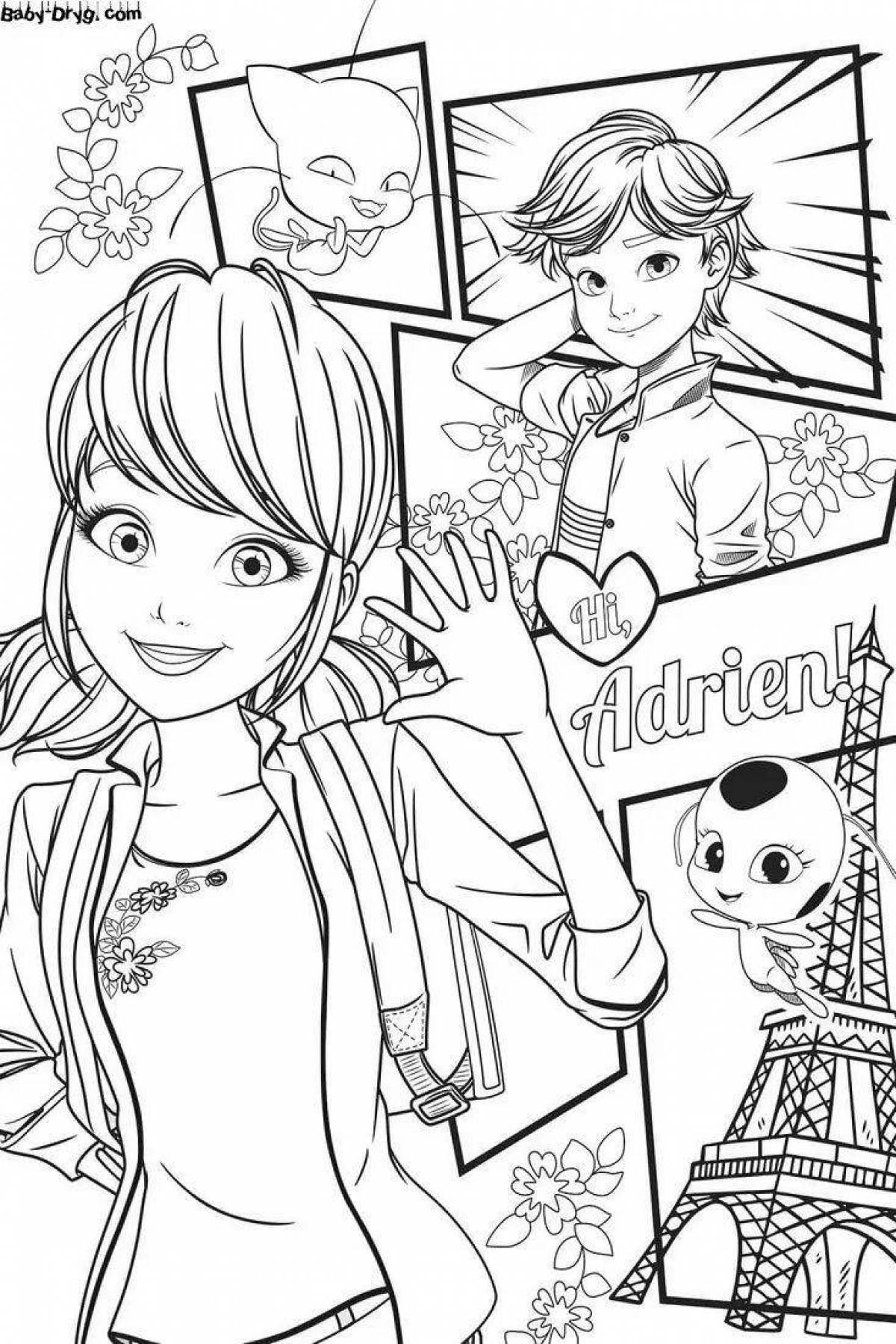 Lady bug's merry christmas coloring book