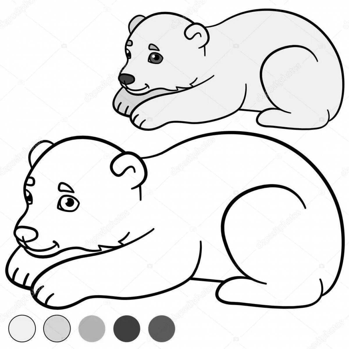 Выразительный рисунок «медведь в берлоге»