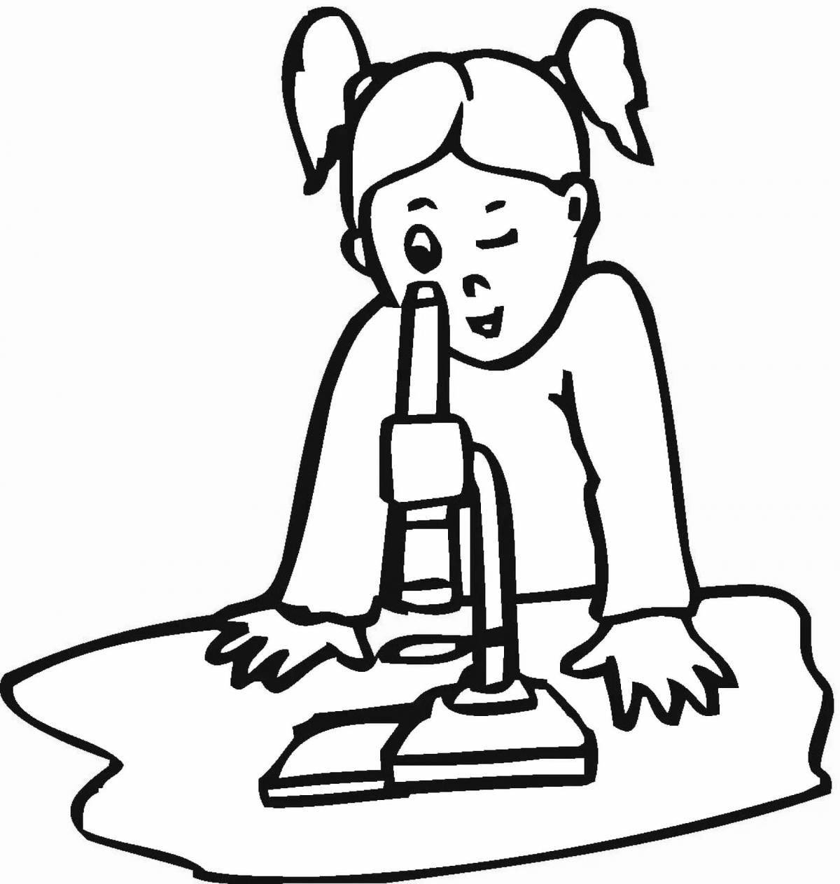 Great science world coloring book