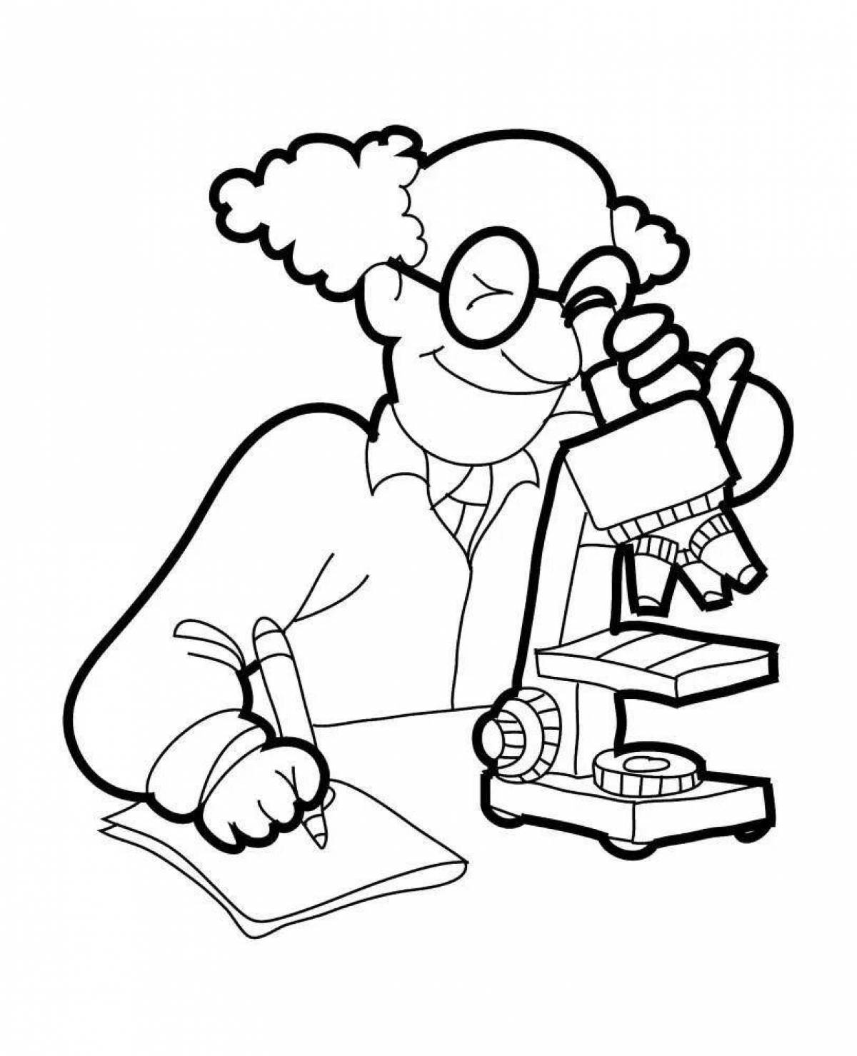 Science world coloring pages