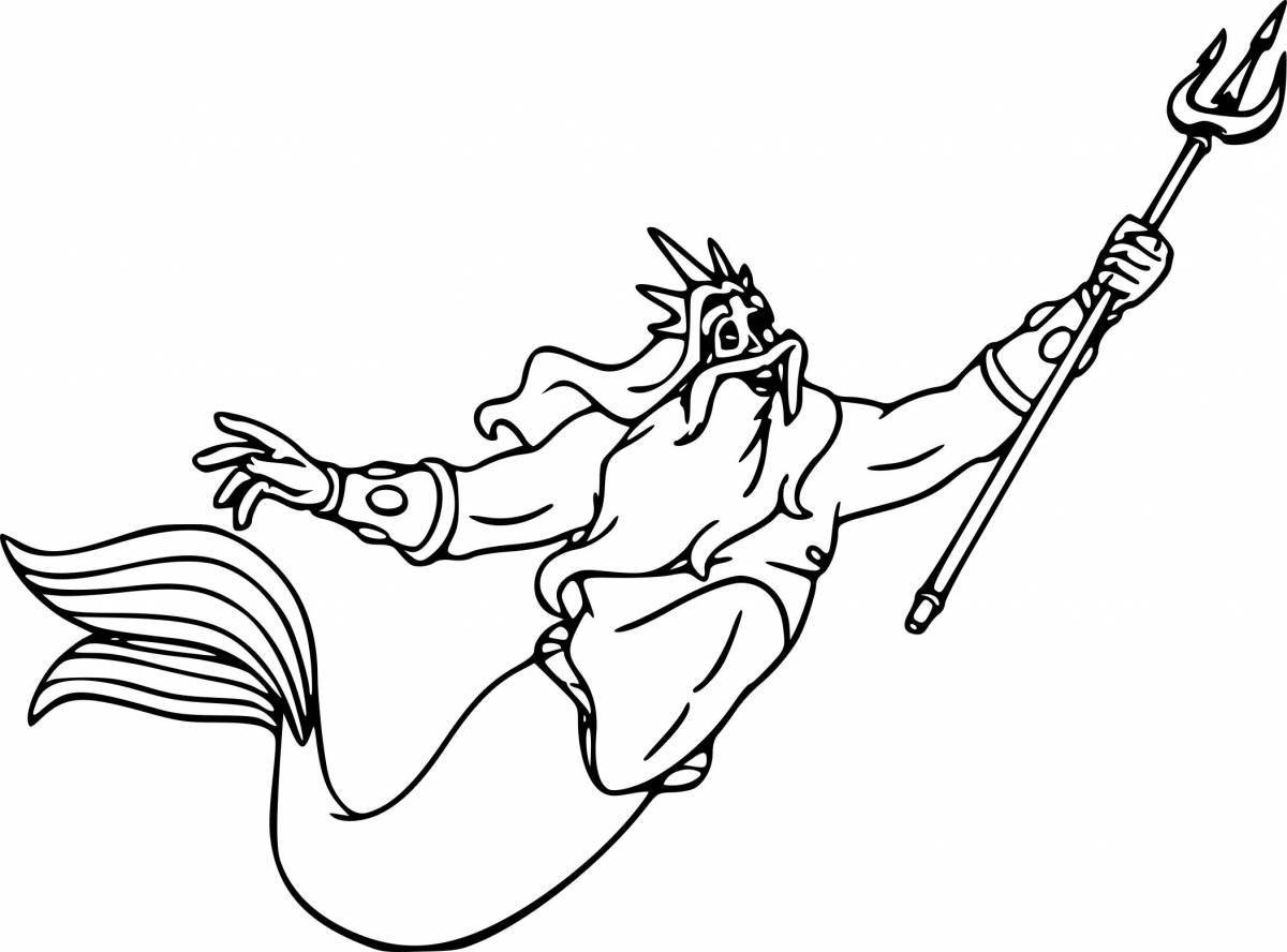 Regal coloring of sadko and the king of the sea