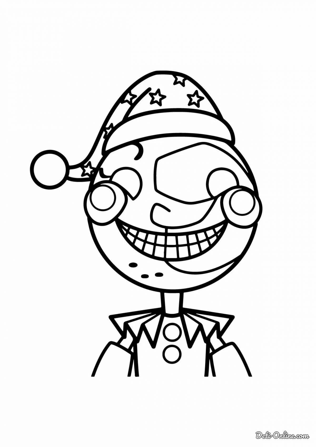 Charming fnaf 9 coloring book for boys