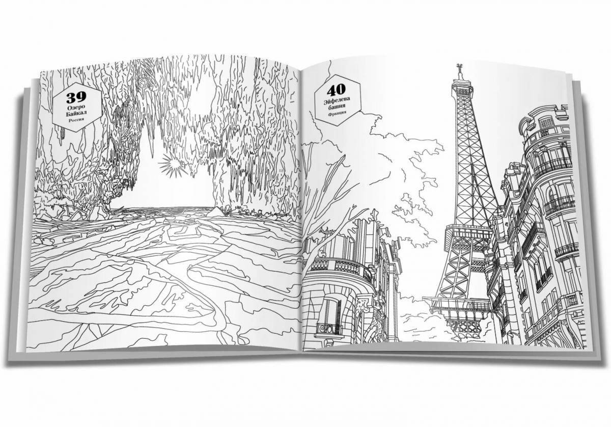 Brilliant coloring page 100 best places in russia