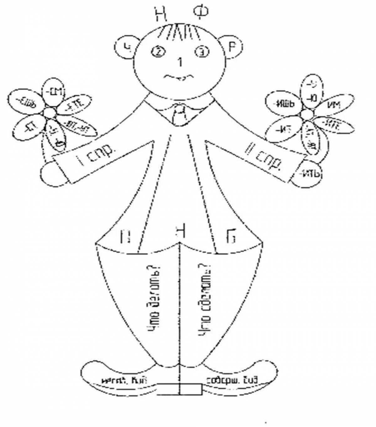 Intensive coloring 3rd class noun