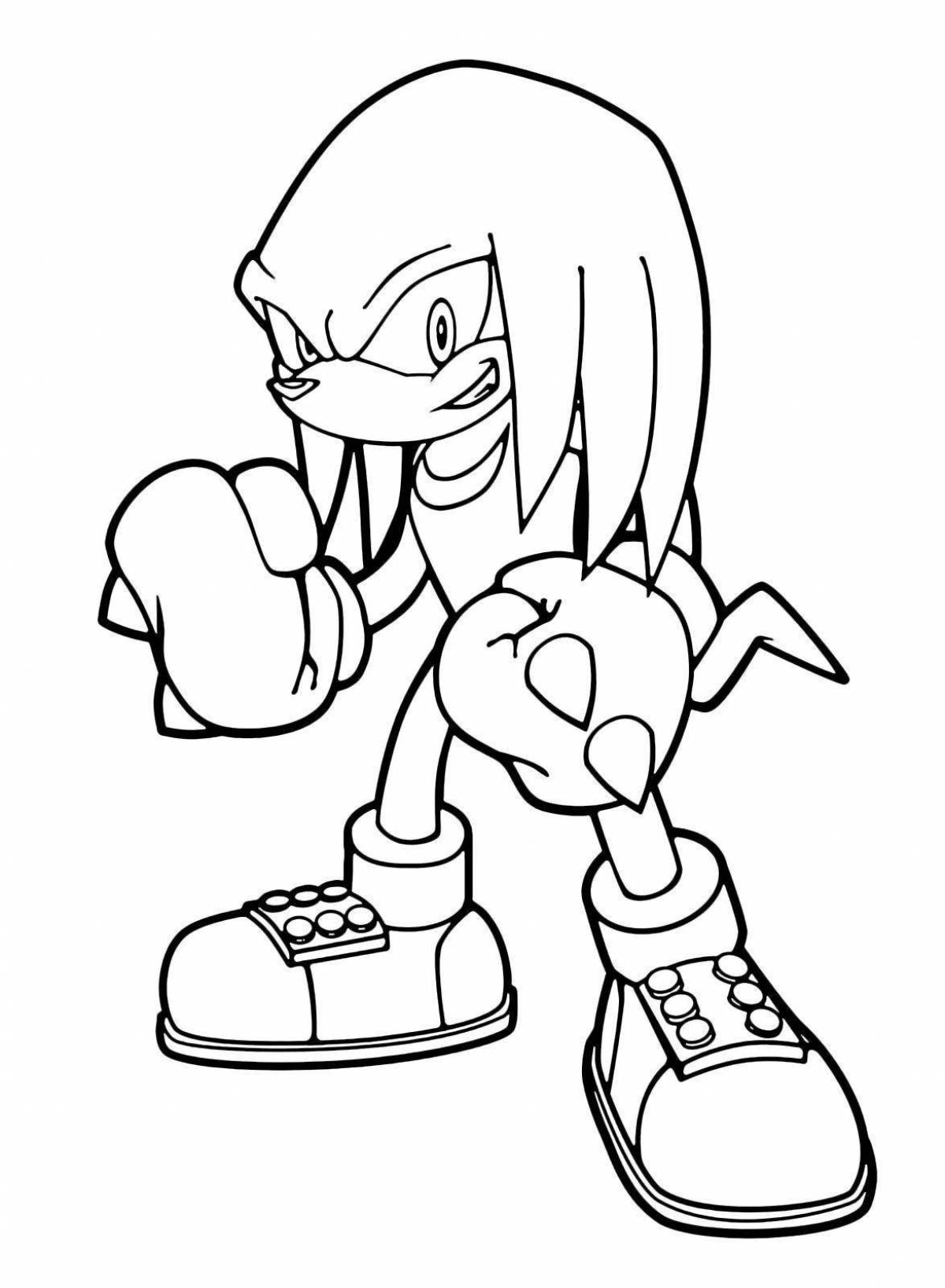 Sonic tails and knuckles dynamic coloring