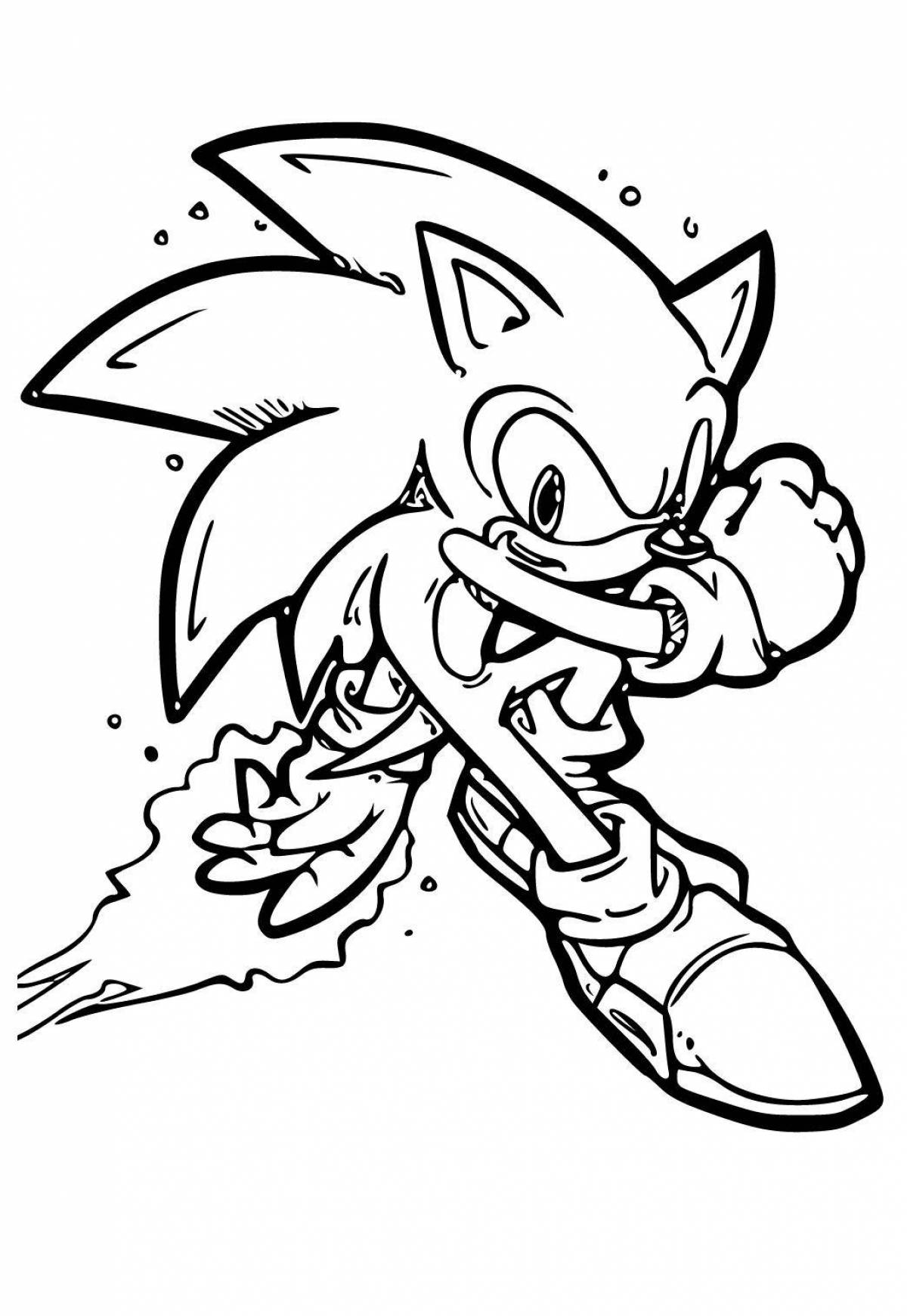 Sonic tails and knuckles coloring pages