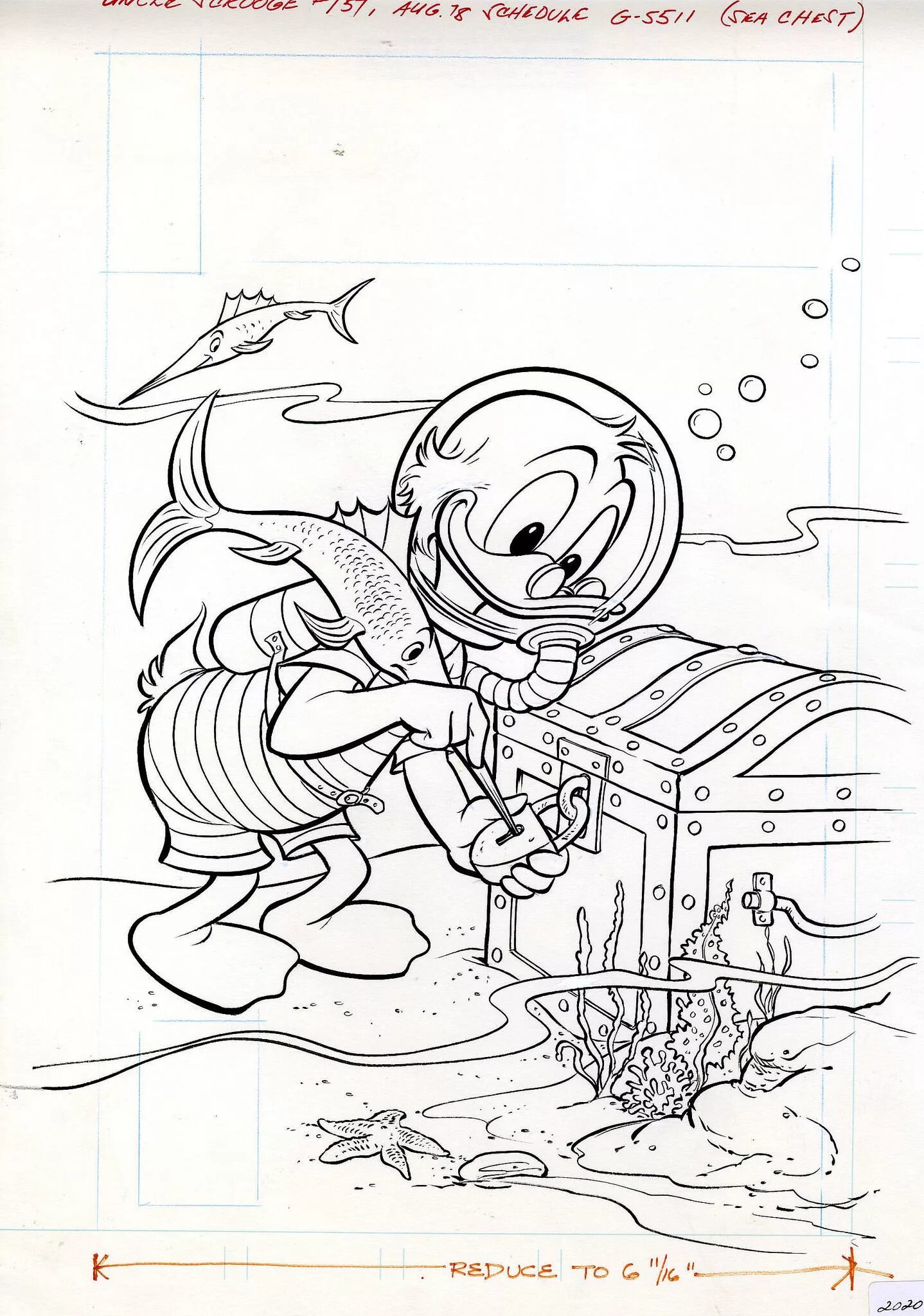 Pompous scrooge mcduck coloring pages with money