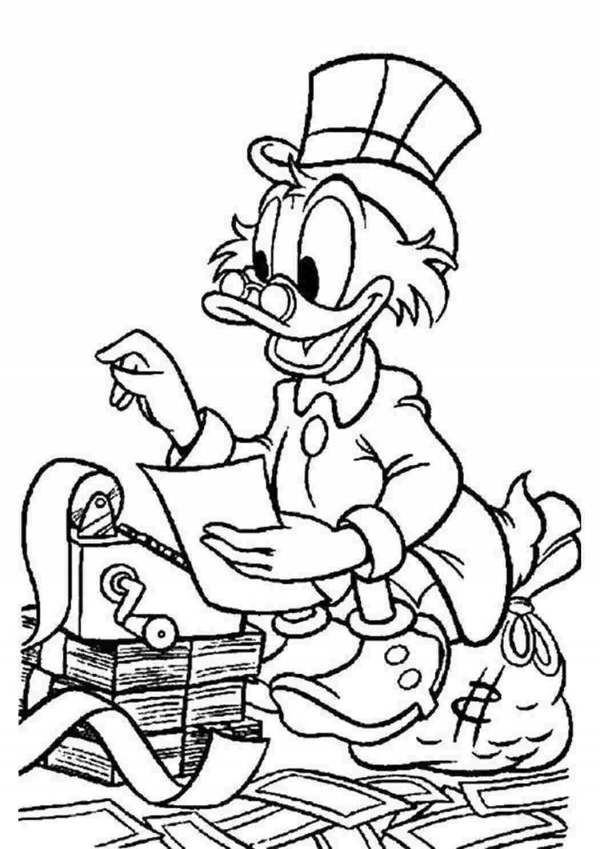 Scrooge mcduck with money #3
