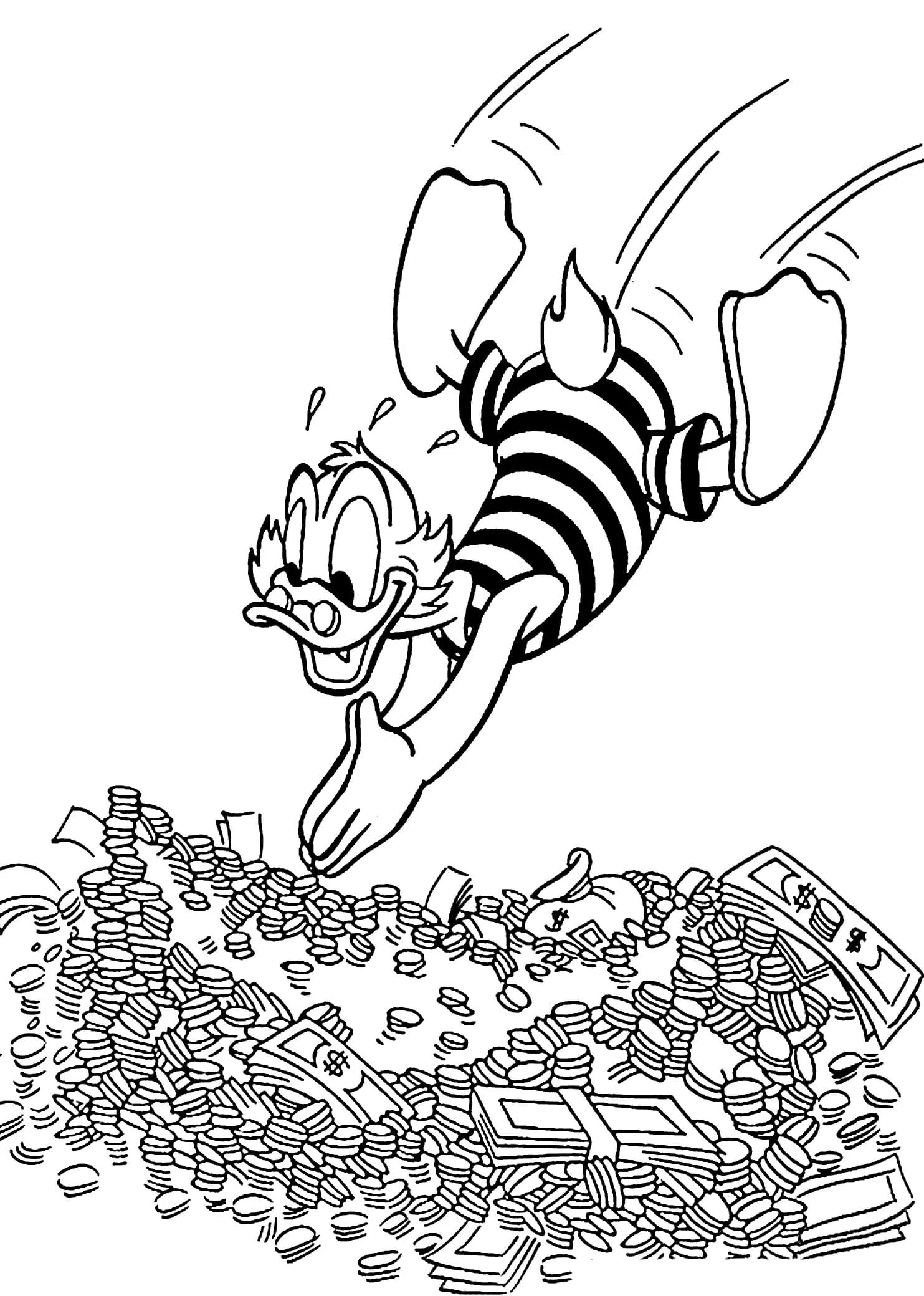 Scrooge mcduck with money #5