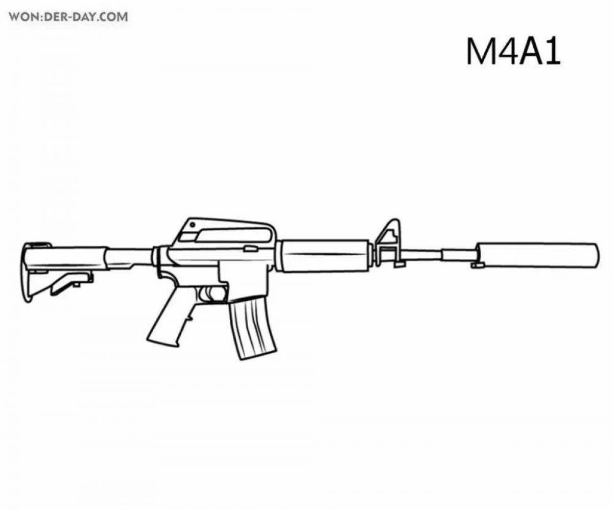 Animated kalash from standoff 2 coloring book