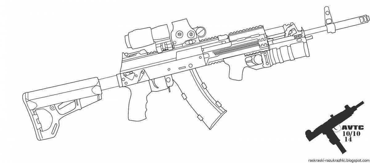 Enchanted kalash from standoff 2 coloring page