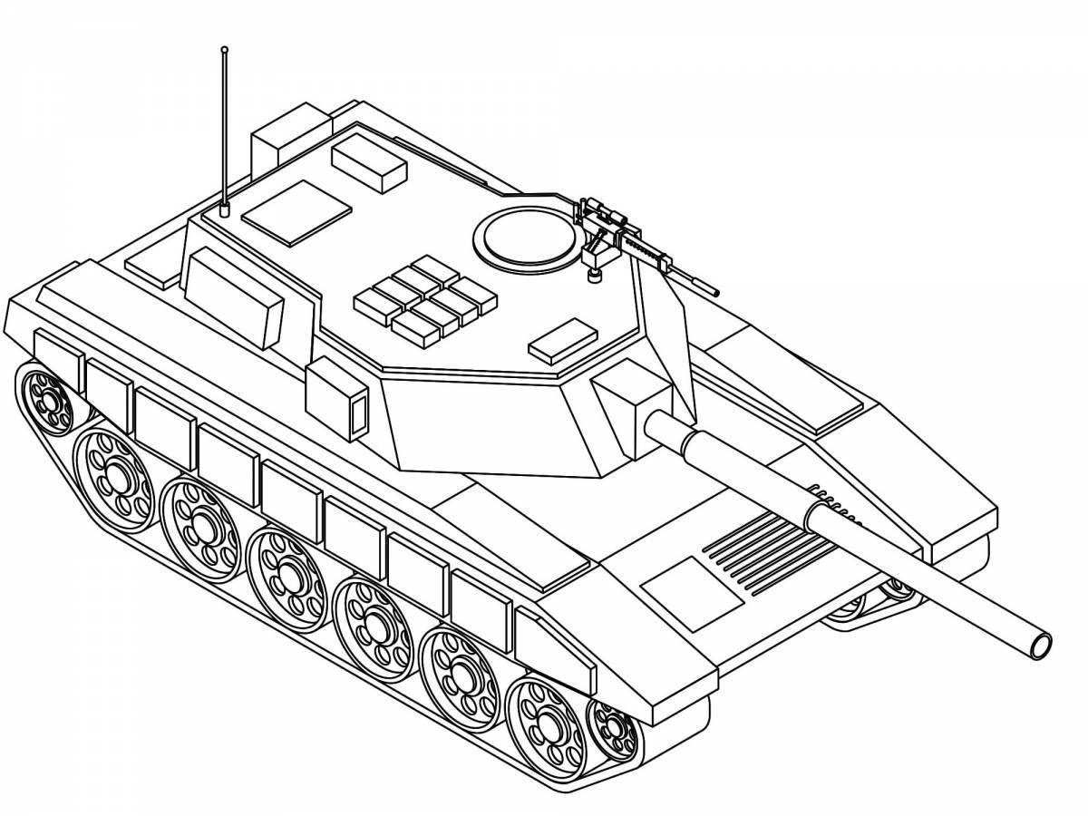 Красочный танк t 14 armata coloring page