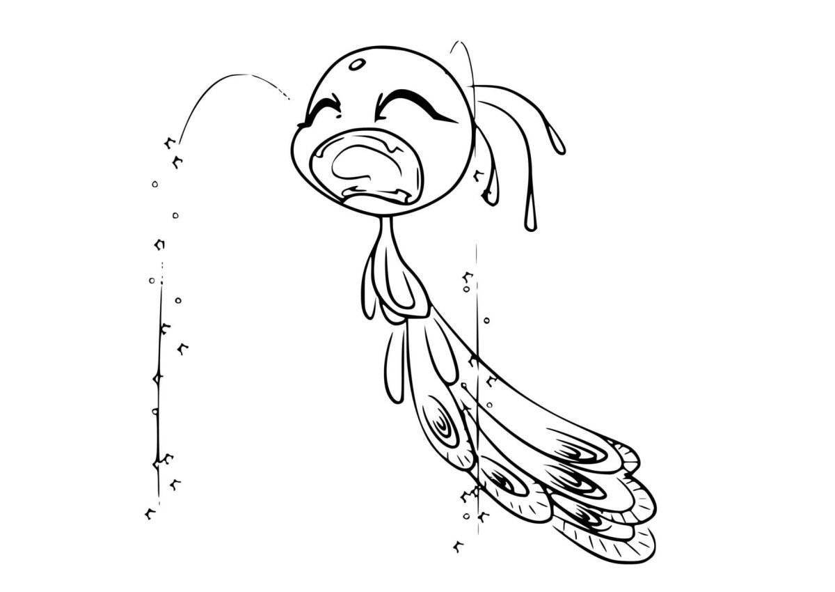 Photo Intriguing tiki from ladybug coloring book